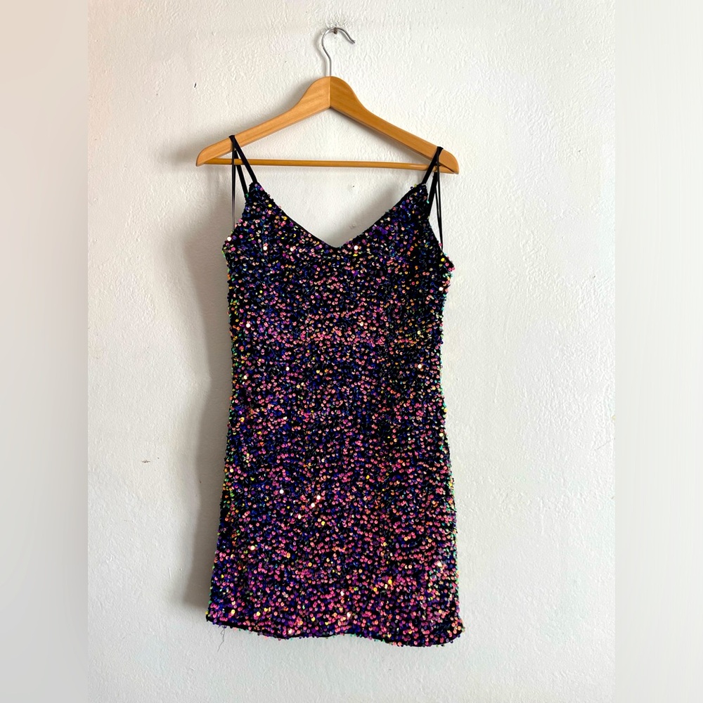STUDIO 1011 Sequined Mini Dress